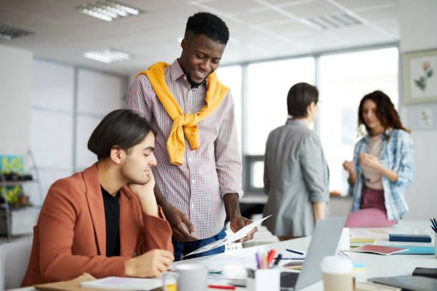 istock Two Contemporary Businessmen at Work 1139897888
