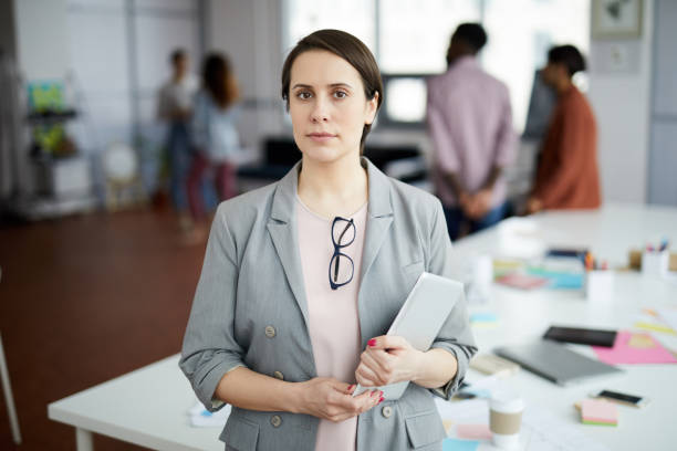 istock Successful Businesswoman Posing in Office 1139897911