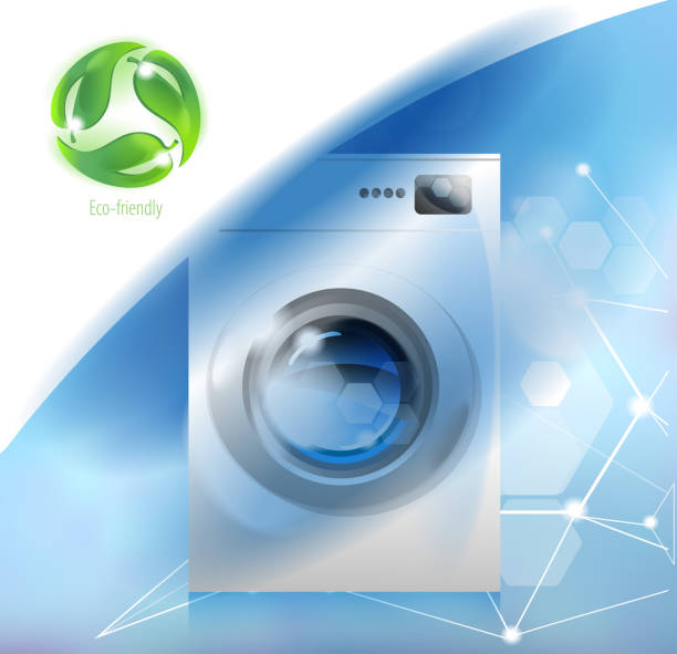 istock Washer. Modern household appliances and environmental care. 1139898165