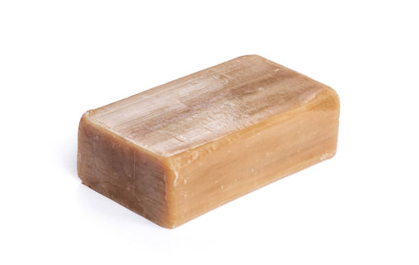istock brown natural soap on white background 1139898969