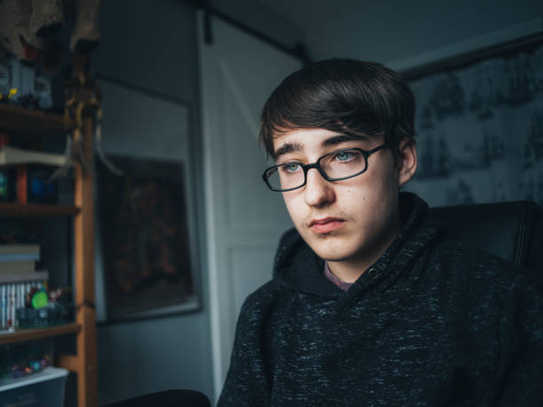 istock Teenager Boy playing games 1139899843