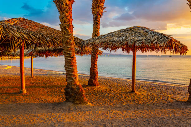 istock Sunset view of a beach in Eilat, Israel 1139900131