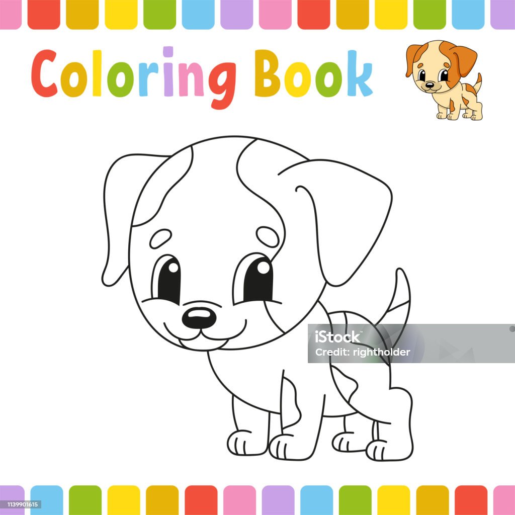 Ilustración de Páginas De Libros Para Colorear Para Niños Ilustración  Vectorial De Dibujos Animados Lindos y más Vectores Libres de Derechos de  Página de libro para colorear - Técnica de ilustración - iStock
