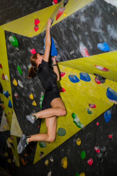 MS Bouldert in a Climbing Hall