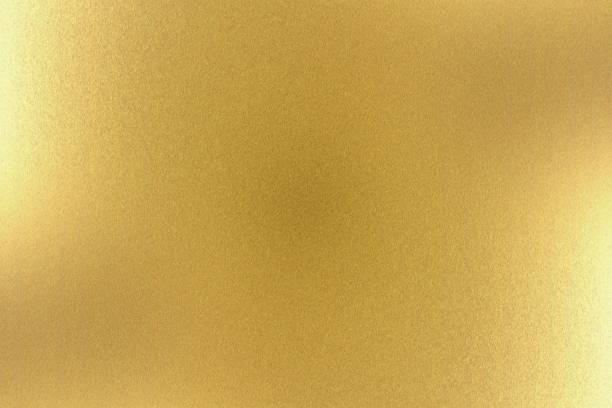 istock Abstract texture background, reflection polished gold metallic plate 1139905117