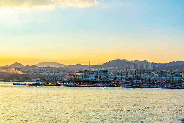 istock Sunset view of Eilat in Israel 1139906928
