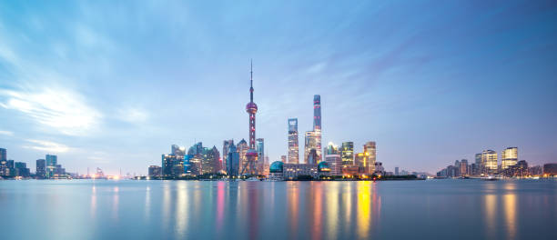 istock Panoramic skyline of Shanghai 1139912310