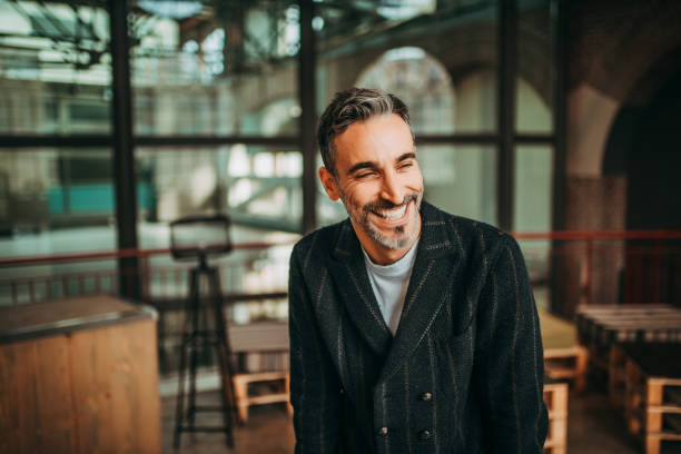 Portrait of a handsome smiling man.