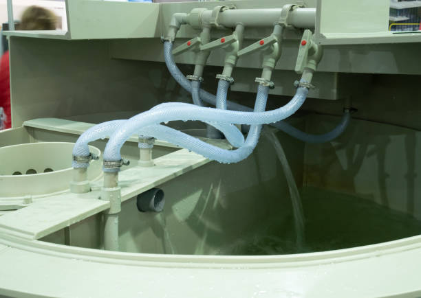 istock inside industrial autonomous sewage system. house automatic equipment produce clear water out of human waste 1139921081