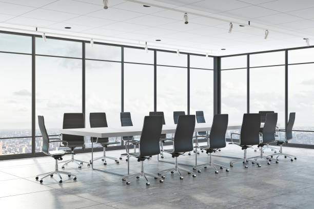 istock Contemporary meeting room 1139922814