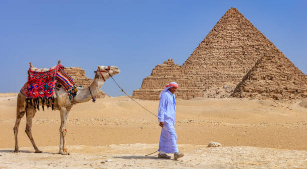 istock Bedouin and the pyramid, Giza, Egypt 1139924399