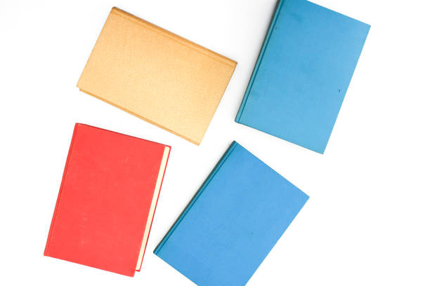 istock Colorful books on white background 1139924910