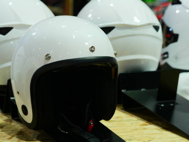 istock Motorbike classic helmet 1139926335
