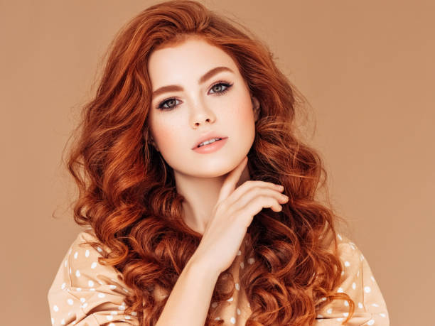 istock Beautiful woman with perfect hairs 1139928345