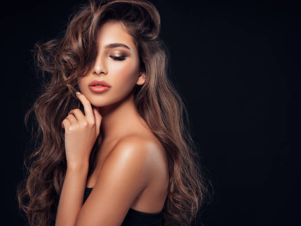 istock Beautiful woman with perfect hairstyle 1139928636