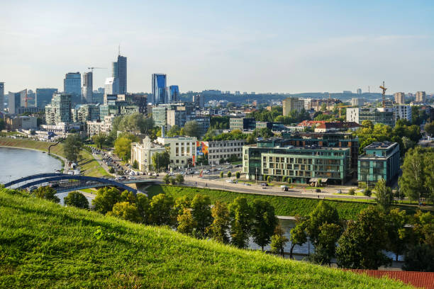 istock VILNIUS, LITHUANIA - September 2, 2017: view of modern Buildings around Vilnius, Lithuanian 1139934246