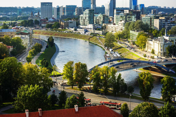 istock VILNIUS, LITHUANIA - September 2, 2017: view of modern Buildings around Vilnius, Lithuanian 1139934255