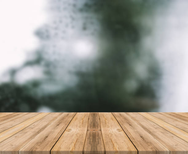 istock Top of wooden table on nature background - Image 1139934386