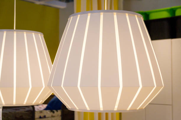 istock Lamps for the living room with warm light. Decor. Interior Decoration 1139934597
