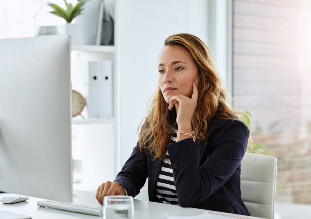 istock She's giving the issue some careful thought 1139939229