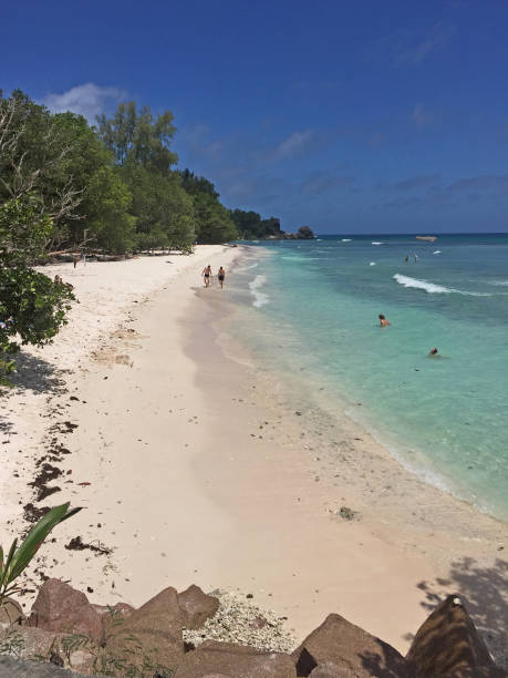 istock One mile long beach in Seychelles 1139939319