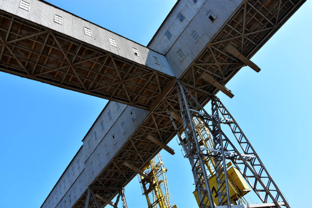 istock Old silos in Constanta Port 1139941562