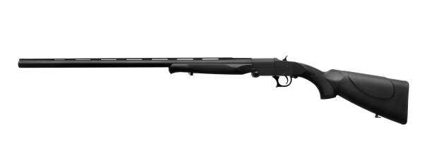 istock Classic smooth-bore hunting rifle isolated on white background 1139944391