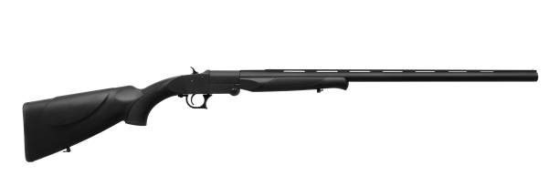 istock Classic smooth-bore hunting rifle isolated on white background 1139944441