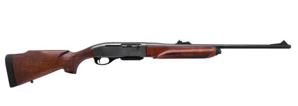istock Gun rifle isolated on white background 1139944484