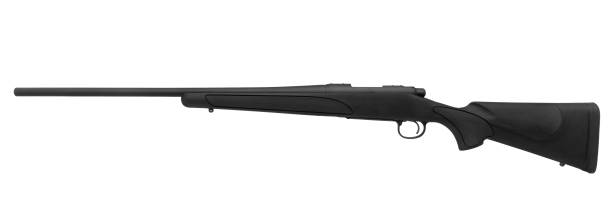 istock Gun rifle isolated on white background 1139944534