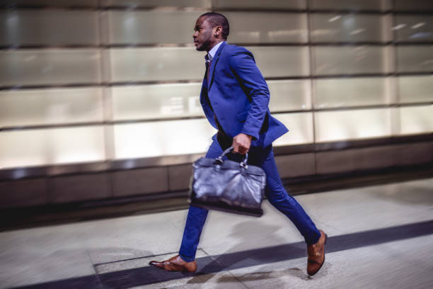 istock Well-dressed businessman going to an important meeting 1139946350