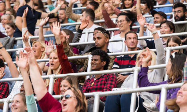 istock Sport Fans Cheering On Tribunes 1139947953