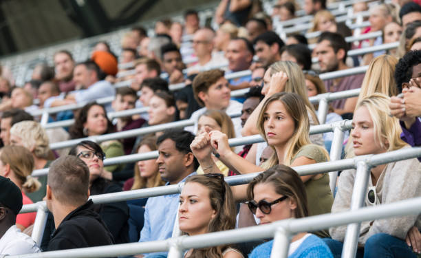 istock Sport Fans Cheering On Tribunes 1139947987