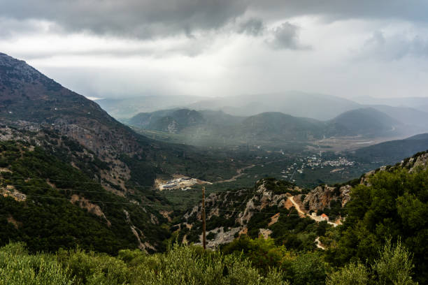istock olive plantation on mountain the Crete,Greece 1139948447