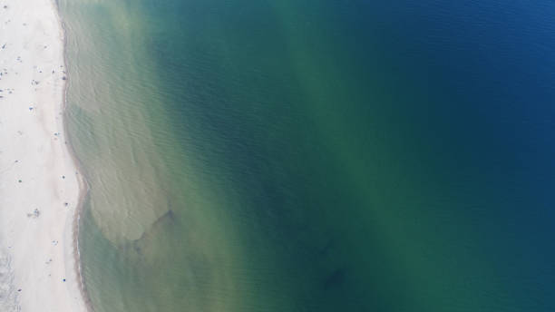 istock Aerial view on the Baltic sea beach in Poland 1139955367