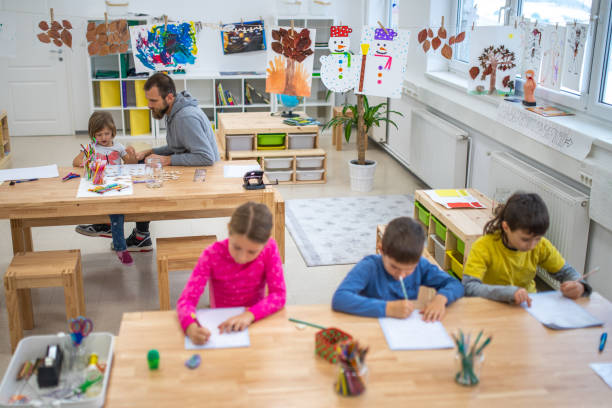 istock Inside look of a modern school 1139968413