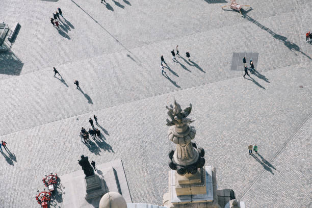 istock aerial view on Dresden Neumarkt with people passing by 1139970328