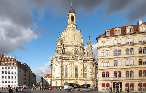 istock Neumarkt with Frauenkirche In Dresden 1139970778