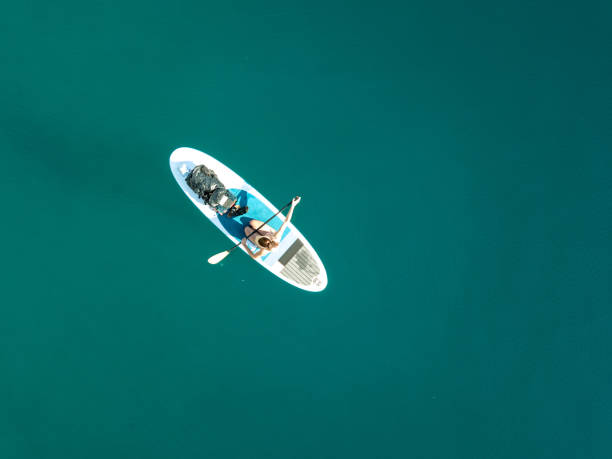 istock Young woman on sea 1139974526