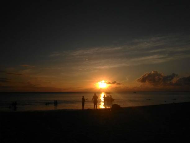 istock Sunset on Aguadilla Puerto Rico Beach 1139976637