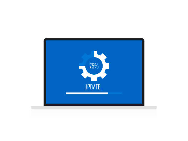 Updating Screen Illustrations, Royalty-Free Vector Graphics & Clip Art ...