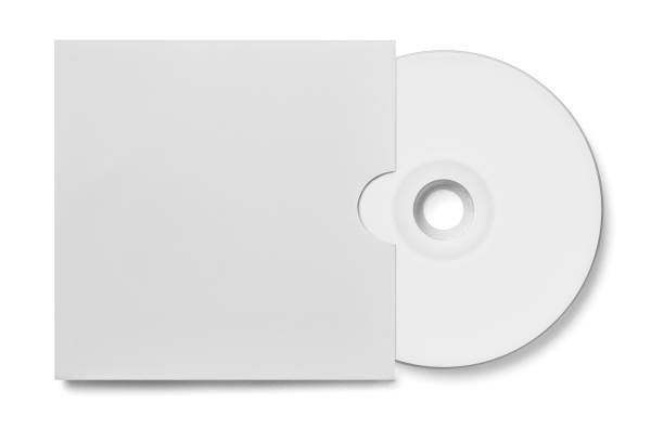 cd dvd-disc-disc-leere datenmusik - schallplatte hülle stock-fotos und bilder