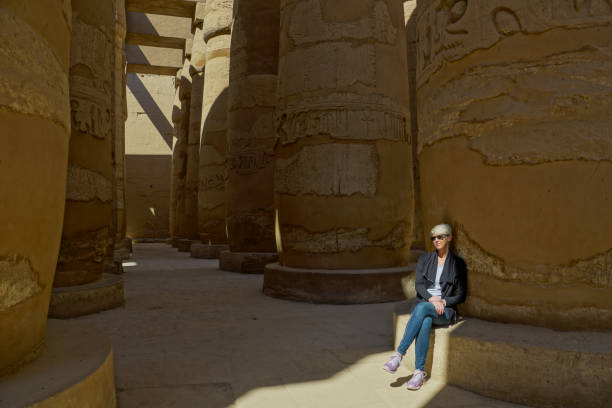 istock Karnak Temple Complex in Luxor, Egypt in Northern Africa 1139981277