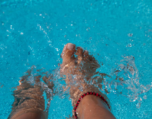 istock Feet In Water. Isolated 1139982281