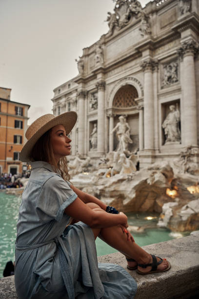 istock Young woman enjoying Rome 1139998568