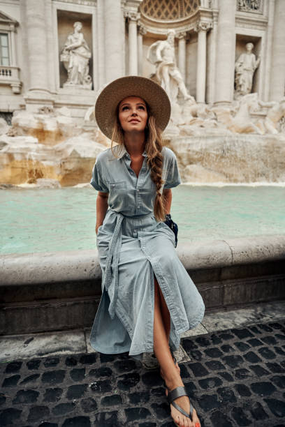 istock Young woman enjoying Rome 1139999088