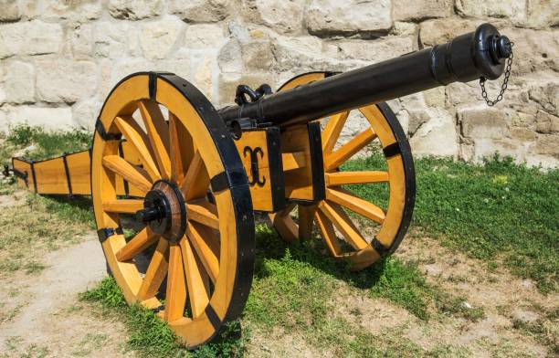 istock Wooden Cannon Gun 1140002484