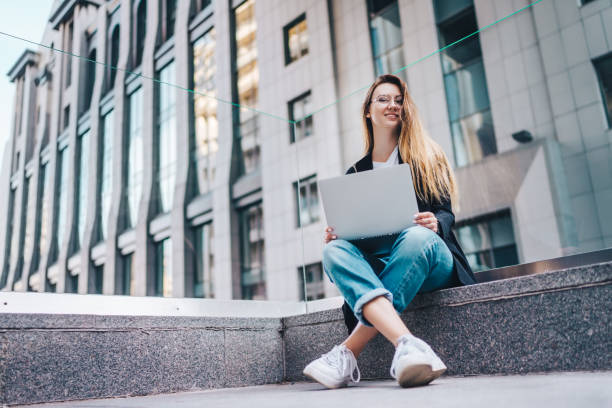 istock Freelancer in business center 1140014028
