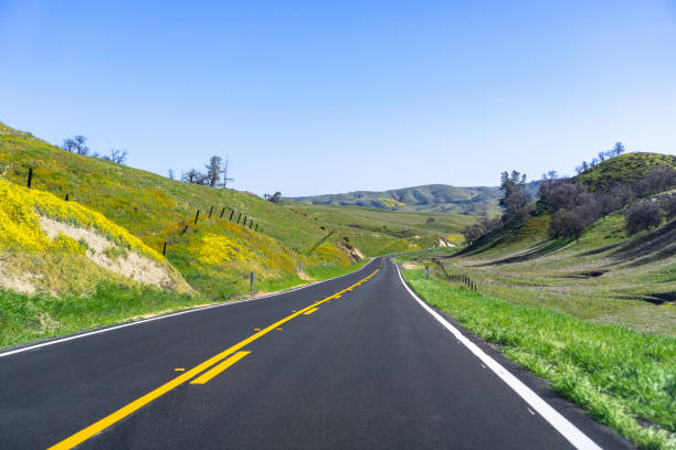 istock Driving through the countryside on a sunny spring day, Central California 1140014846