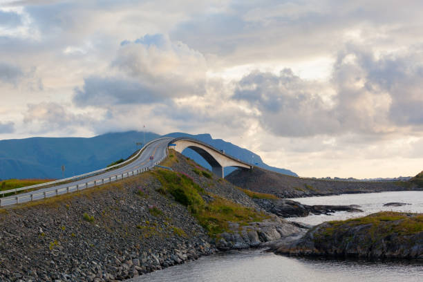 istock Bridge of Atlantic road. 1140015035